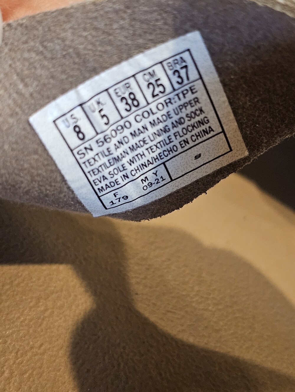 Skechers Two Strap Sandals Taupe Size 8 - Picture 15 of 15